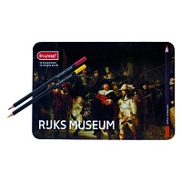 Набор цветных карандашей Rijksmuseum 'Ночной дозор' Рембрандт (50 цветов в металлической упаковке)