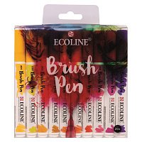 Набор акварельных маркеров Ecoline Brush Pen 20 штук в пластиковой упаковке