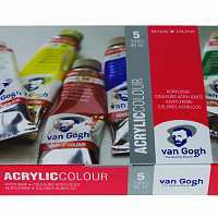 Набор акриловых красок Royal Talens Van Gogh Стартовый (5 туб по 40мл в картонной упаковке)