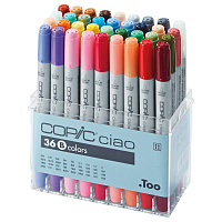 Набор маркеров Copic Ciao set B 36 штук в пластиковой упаковке