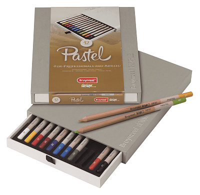 Набор пастельных карандашей Design (12 цветов в подарочной упаковке)