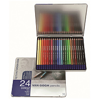 Набор цветных карандашей Royal Talens Van Gogh Базовый (24 цвета в металлической упаковке)