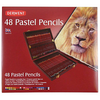 Набор пастельных карандашей DERWENT PASTEL  Pencils 48 цветов в деревянной уп.