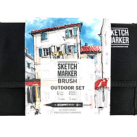 Набор маркеров SKETCHMARKER BRUSH 24 Outdoor Set - Плэнер (24 маркера + сумка органайзер)