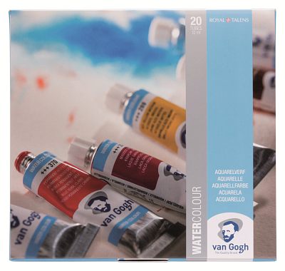 Набор акварельных красок Royal Talens Van Gogh (20 туб по 10мл в пластиковой упаковке)