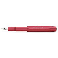 Ручка перьевая AL Sport Stonewashed красный состаренный корпус (алюминий) в подарочном футляре