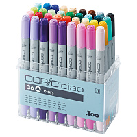 Набор маркеров Copic Ciao set A 36 штук в пластиковой упаковке