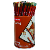 Набор цветных карандашей Derwent Drawing (72 штуки (24 цвета по 3штуки) в тубусе