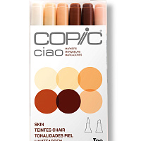Набор маркеров Copic Ciao Skin 6 маркеров в пластиковой упаковке