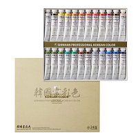 Набор акварельных красок ShinHan Korean Color B 24 цв. по 20мл в картонной упаковке
