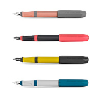 Ручка перьевая Perkeo пластиковый корпус F 0.7мм,  ассор