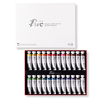 Набор акварельных красок ShinHan PWC 24 цв. по 15мл в картонной упаковке