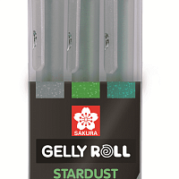 Набор ручек Sakura Gelly Roll Stardust Лес 3 ручки
