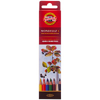 Набор акварельных карандашей Koh-I-Noor "Mondeluz" (6 цветов)