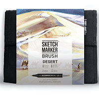 Набор маркеров SKETCHMARKER BRUSH 36 DESERT - Пустыня (36 маркеров + сумка органайзер)
