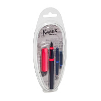 Ручка перьевая Perkeo пластиковый корпус M 0.9мм, ассор. (в блистере)