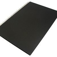 Скетчбук Seawhite A2 Portrait Black Cloth Hardbacked Sketchbook 92 страницы, плотность 140gsm
