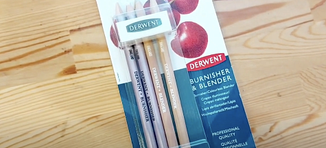 Тестируем карандаши DERWENT для смешивания и полировки 