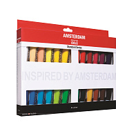 Набор акриловых красок Amsterdam Standard 24 тубы по 20мл в картонной упаковке
